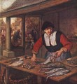 The Fishwife Dutch genre painters Adriaen van Ostade